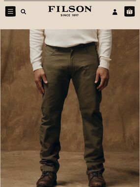 Filson Oil Finish Single Tin Cloth Pants